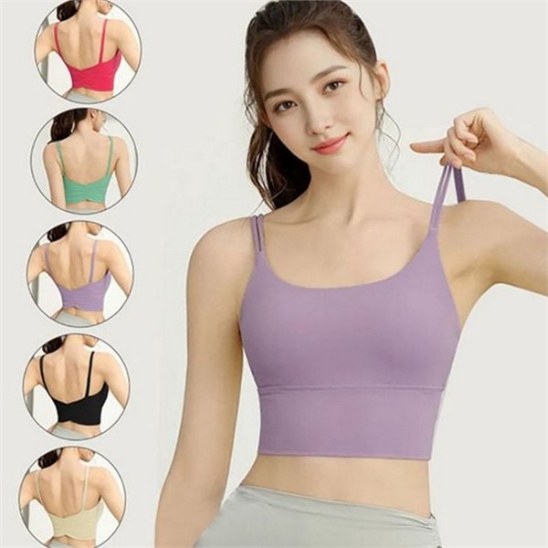 노와이어 여성 브라 기능성 여성 운동 브라 액티브 헬스 웨어 - 상품 이미지