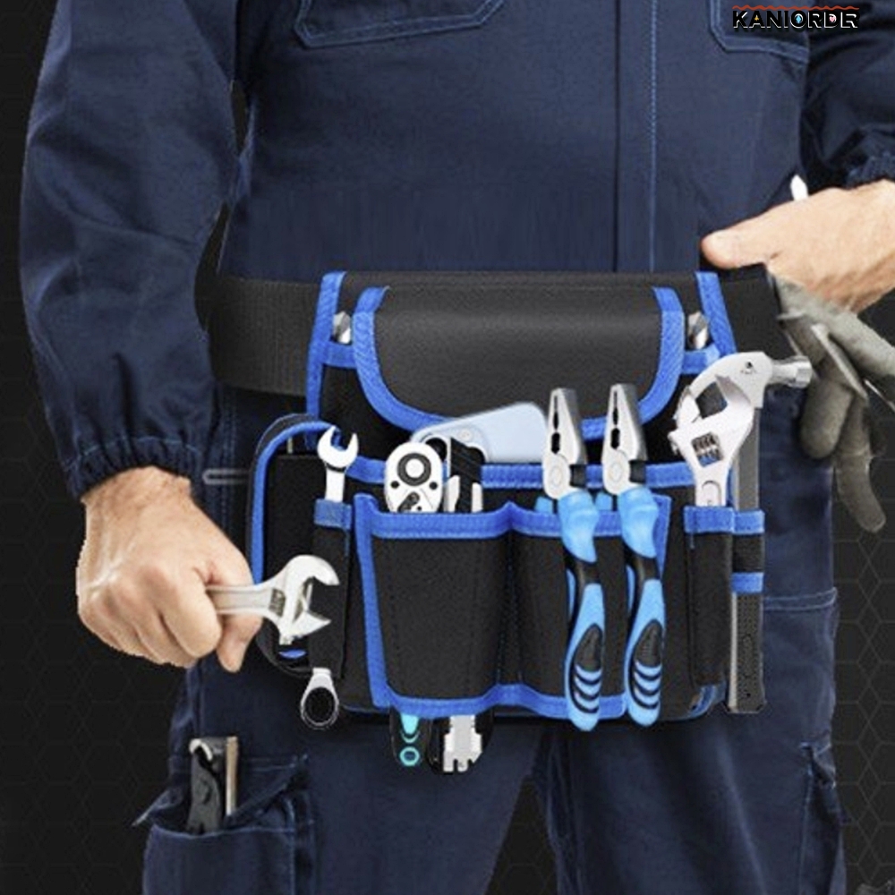 허리 공구 가방 기술자 수공구 작업 벨트 방수 연장 수납 3종 - 상품 이미지
