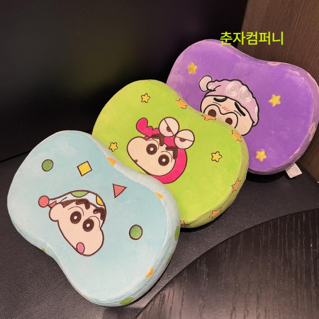 짱구 메모리폼 베개 쿠션 낮잠 수면 쿠션 학생 직장인 소파 침실 사무실 의자 짱구 수면 모자 - 상세 이미지 3