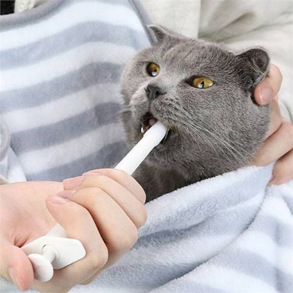 반려동물 고양이 알약 주사기 먹이기 강아지 알약 주사기 투약기 도구 - 상세 이미지 2