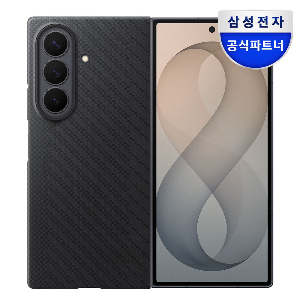 삼성 정품 카본 맥세이프 마그넷 케이스 블랙, 갤럭시Z 폴드8 울트라 - 상품 이미지
