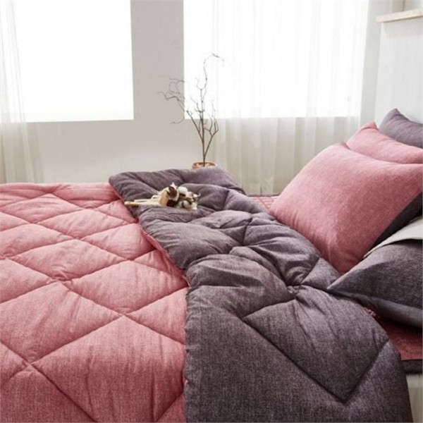마이크로 사계절 차렵 이불 극세사 사계절 투톤 이불 간절기 침구 - 상품 이미지