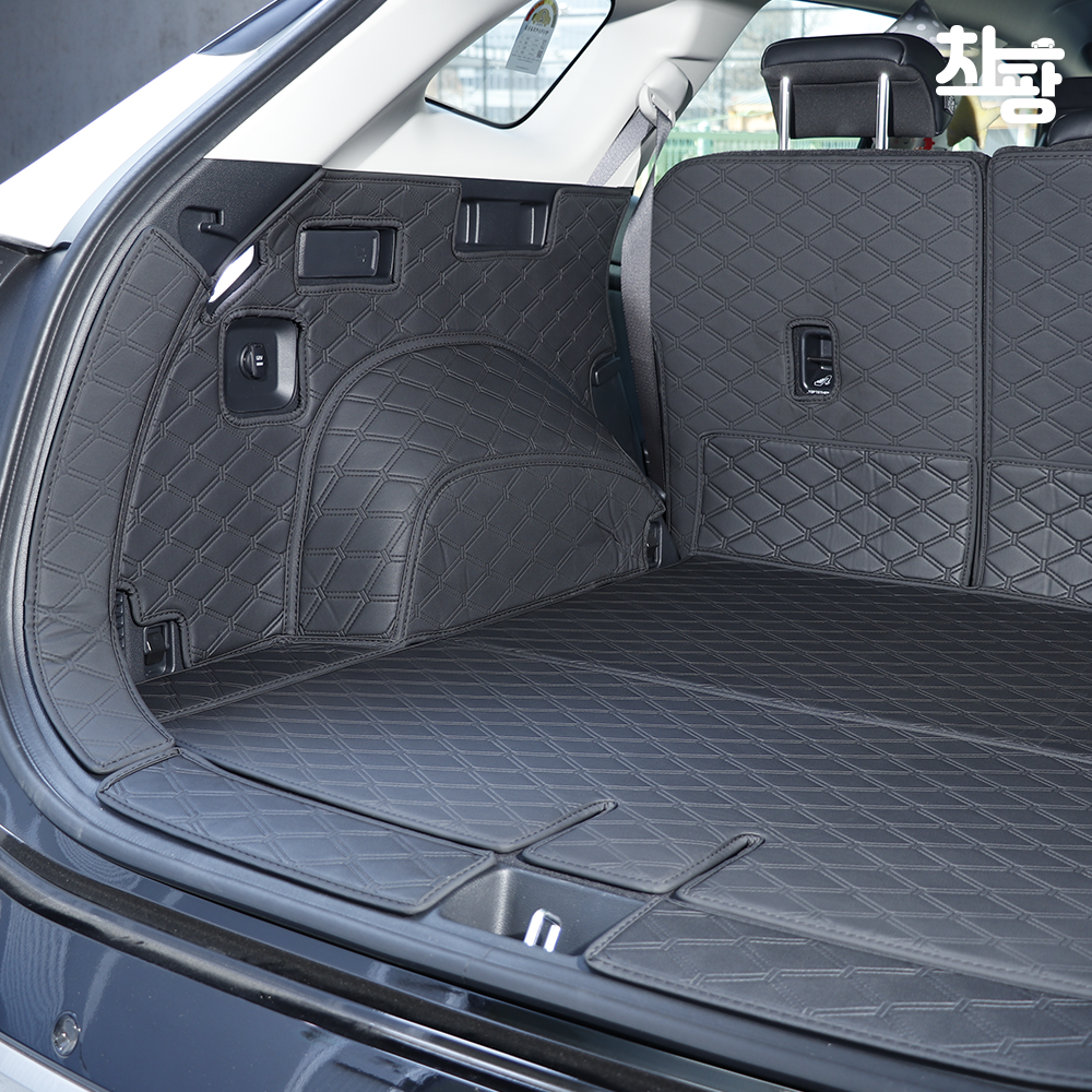 차팡 SUV 트렁크매트 기아 더뉴스포티지 NQ5 페이스리프트 하이브리드 스피커무 차박매트 풀커버 - 상세 이미지 3