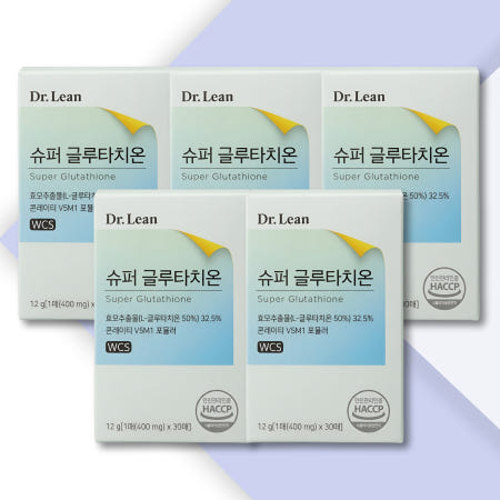 닥터린 슈퍼 글루타치온 400mg 30매, 5개