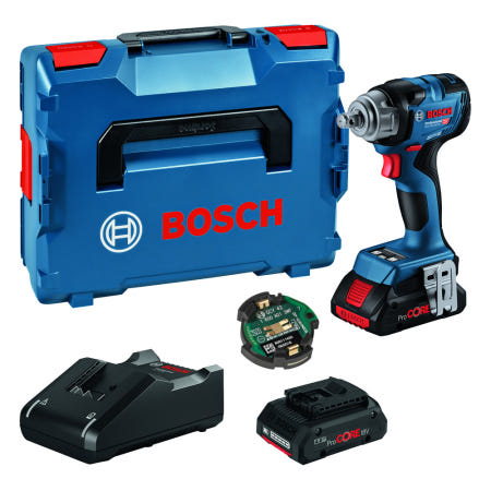 보쉬 보쉬 충전 임팩트 렌치 전동 18V 4.0Ah 배터리2개 GDS 18V-330 HC