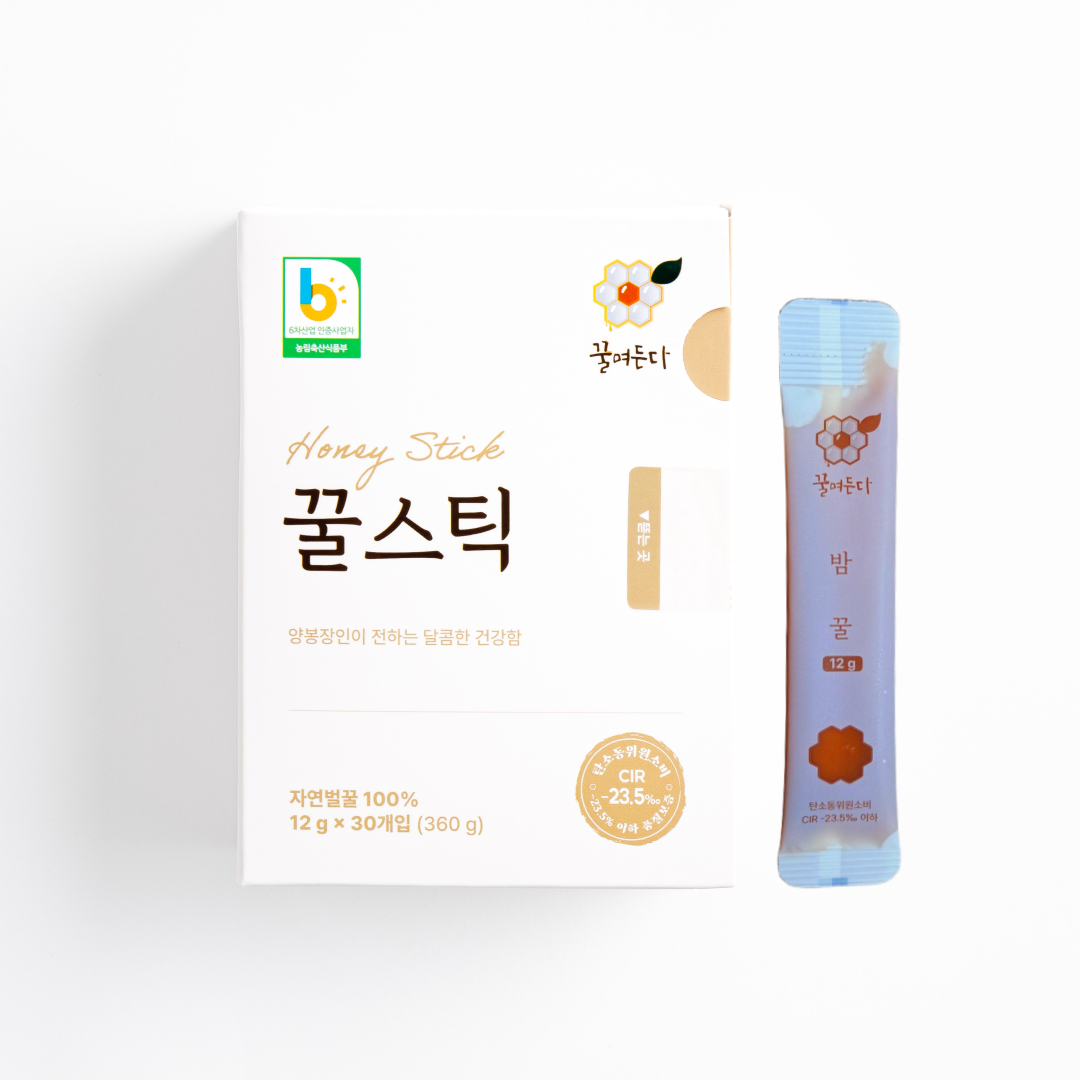 꿀며든다 밤꿀 꿀스틱 국산 30포, 1개 - 상품 이미지
