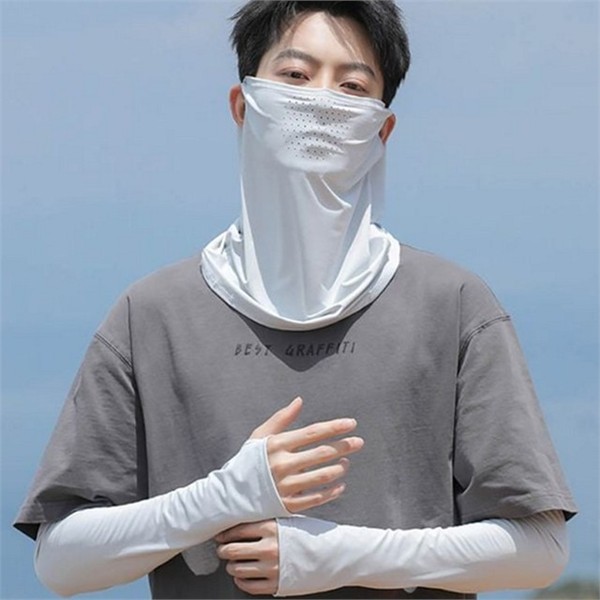 쿨링 남성 스포츠 마스크 팔 토시 야외 남성 여름 마스크 - 상품 이미지