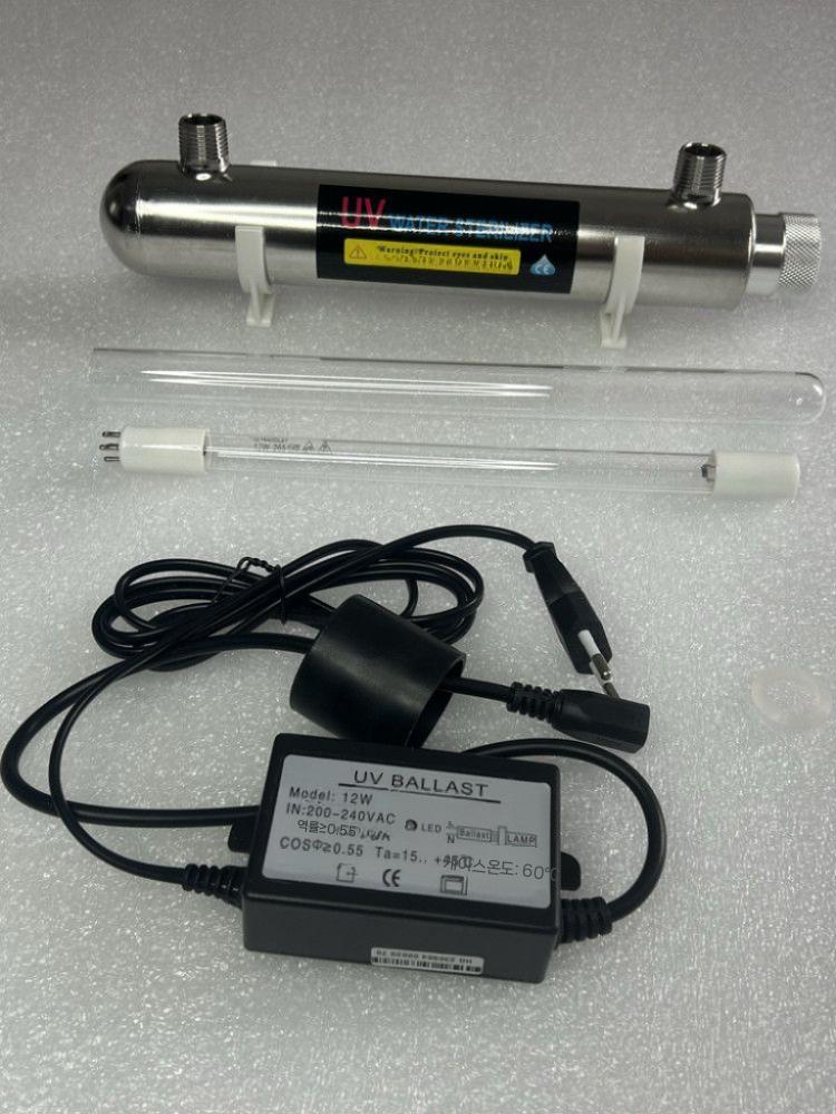 UV 살균기 물소독기 정수처리 파이프 급수 하수 워터 살균장치 220V 16W 1/2 - 상세 이미지 3
