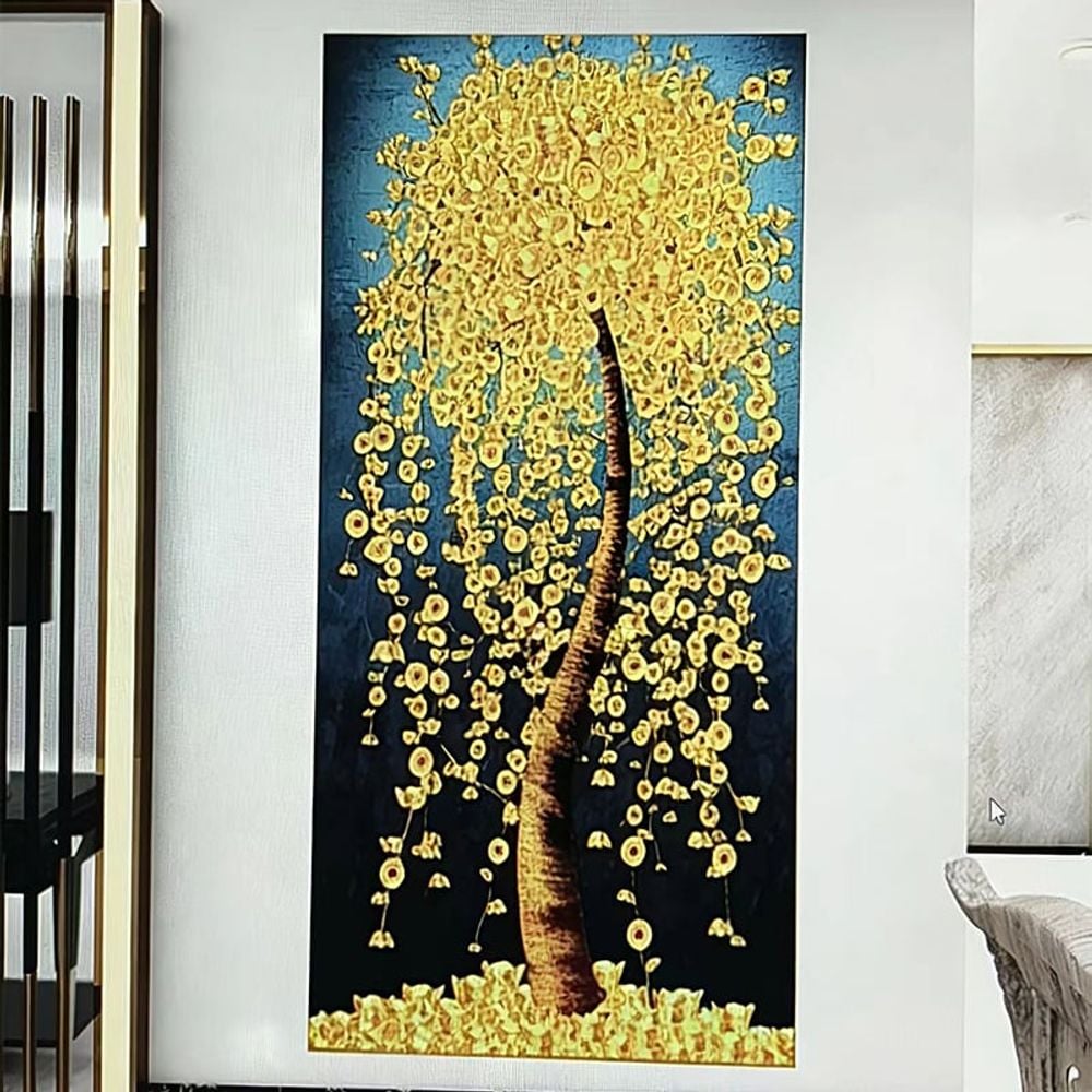 돈그림 포스터 스티커 거실 황금 나무 사무실 풍수지리 인테리어 - 상세 이미지 2