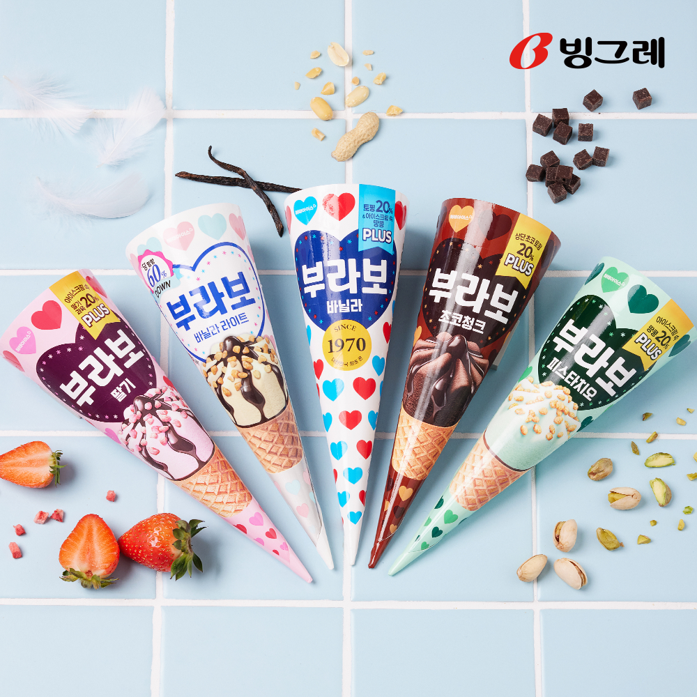 해태아이스 부라보콘 바닐라 160ml 24개 아이스크림 이미지 6