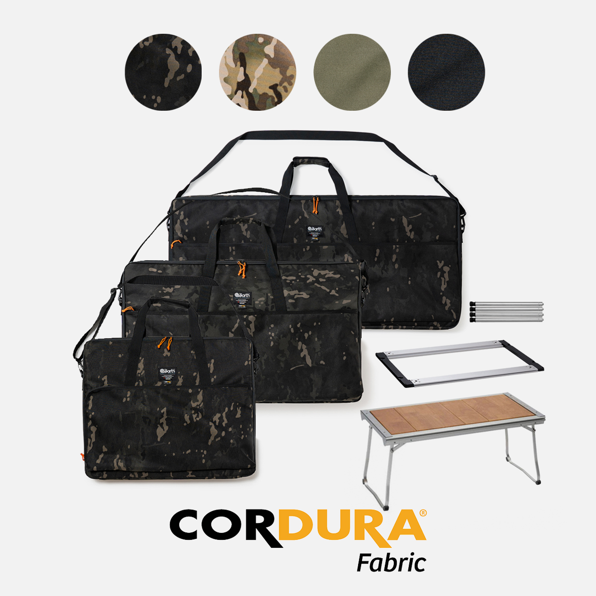 디얼스 코듀라 IGT 테이블 케이스 CORDURA Table Case 레귤러, BLACK - 상품 이미지
