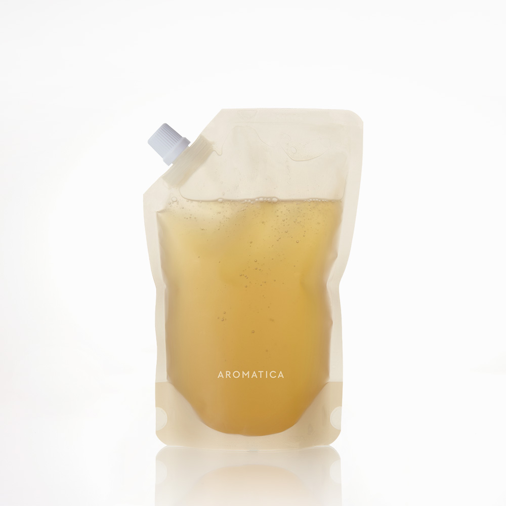 아로마티카 티트리 퓨리파잉 샴푸 500ML (리필) 비건 지성 두피 탈모 쿨링 제로웨이스트 - 상품 이미지