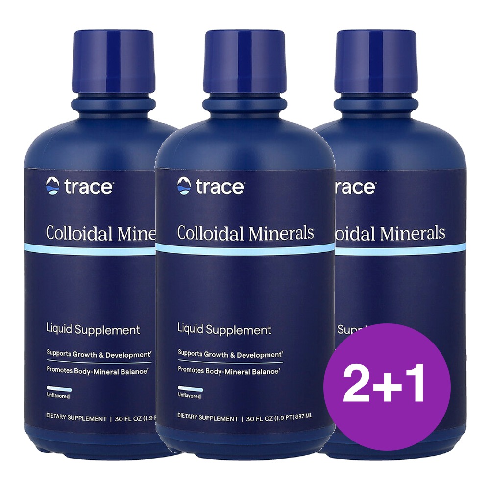 Trace 콜로이드 미네랄 무맛 887ml, 3개 - 상품 이미지