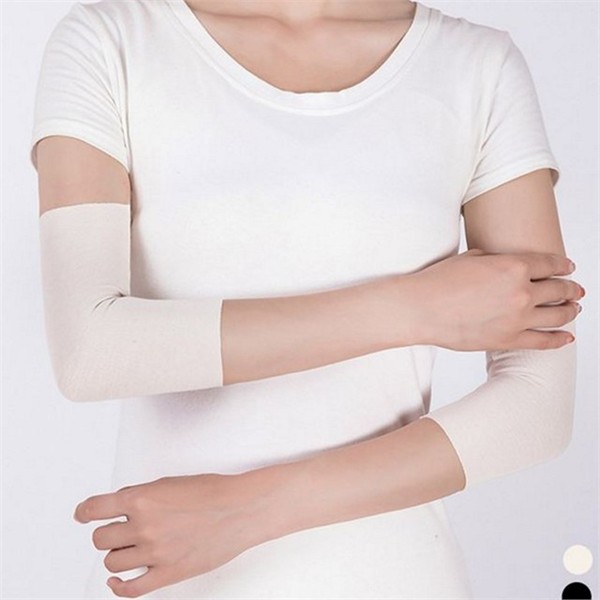 여름 얇은 면 팔꿈치 보호대 무지 여성 팔꿈치 보호대 모달 - 상품 이미지