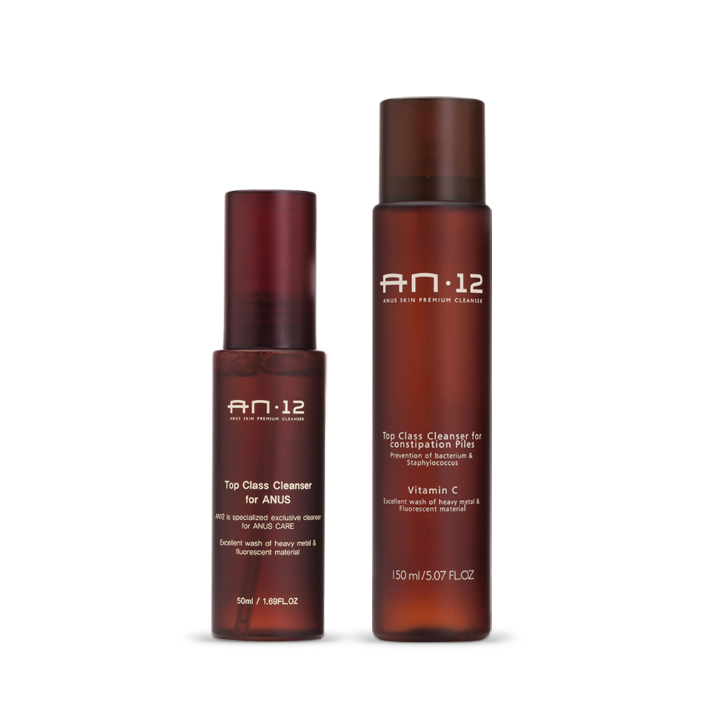 닥터에이엔 AN12 항문세정제 150ml+AN12 항문세정제 50ml 세트 청결제 클렌저 - 상품 이미지