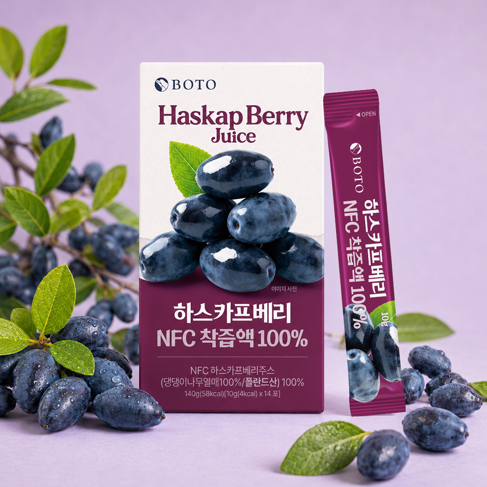 보뚜 하스카프베리 NFC 착즙액 100% 10g 14포, 3개 - 상세 이미지 2