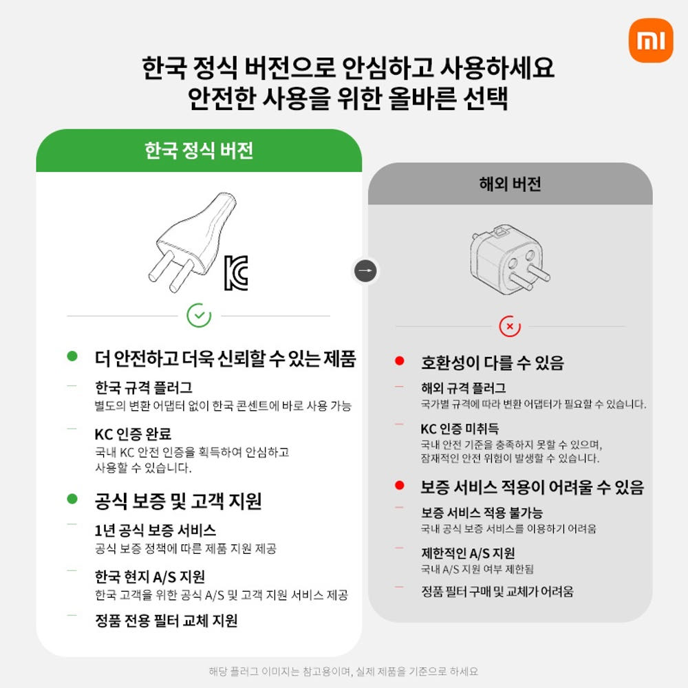 샤오미 공기청정기 4 라이트 구성
