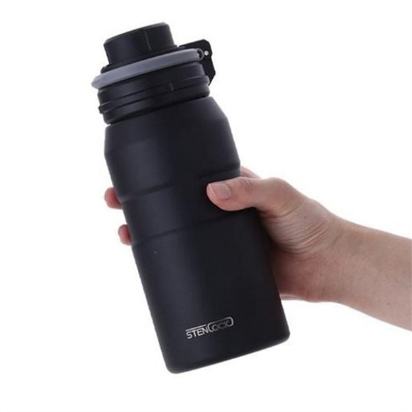 대용량 스테인레스 물병 550ml 아웃도어 휴대용 물병 트레이닝 헬스장 운동용 - 상품 이미지