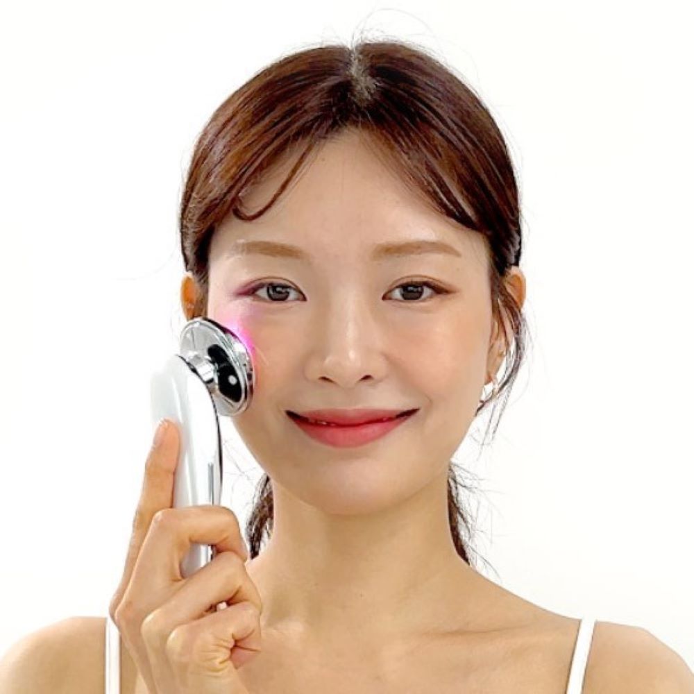 뷰티디바이스 고주파마사지기 EMS괄사 팔자 갈바닉 얼굴주름 홈케어 진동클렌저 리프팅 - 상세 이미지 4