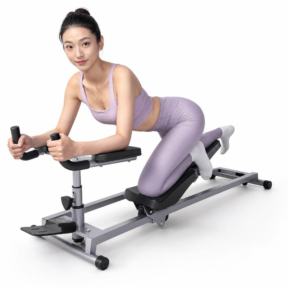 크롤링머신 허리 척추 운동 복근 롤러 코어 전신 근력 강화 홈트레이닝 실내 운동기구 - 상품 이미지