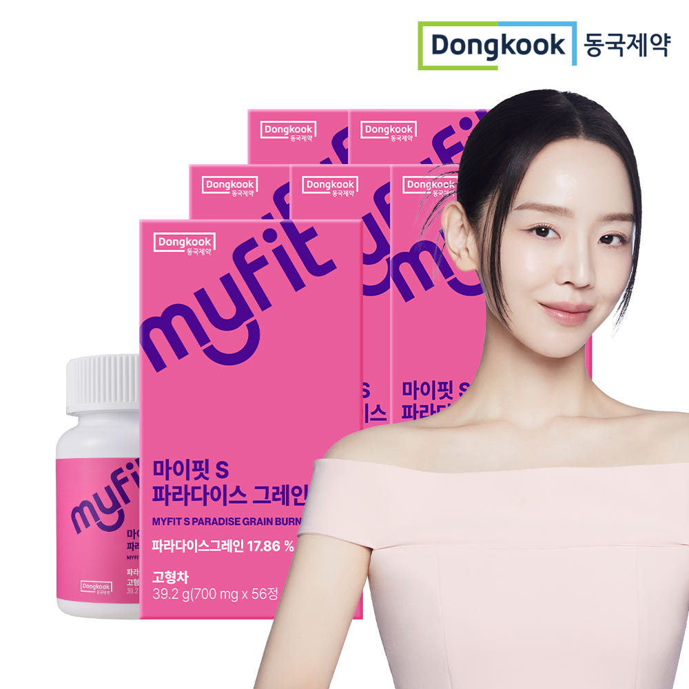 [4+2] 동국제약 마이핏S 파라다이스그레인 버닝 6-파라돌 56정, 6개