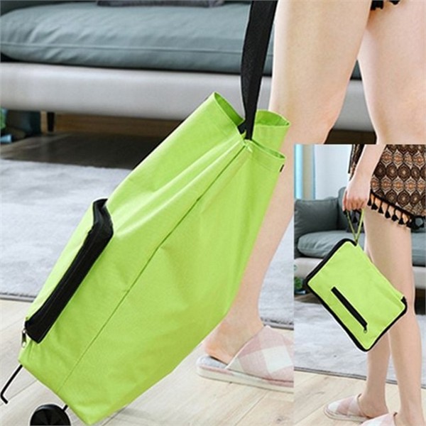 휴대용 장 보기 카트 롤링 접이식 쇼핑 카트 바퀴 시장 - 상품 이미지