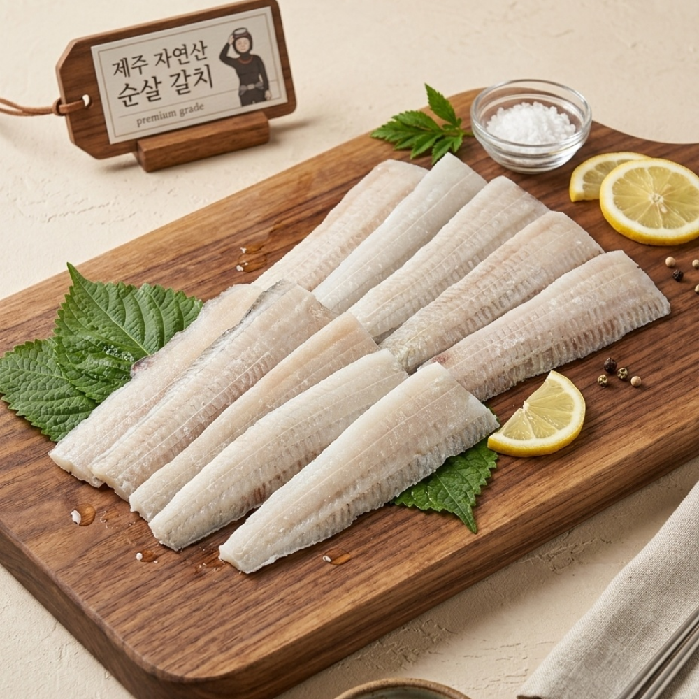 가시없는 뼈없는 제주은갈치 순살 갈치 구이 손질 600g, 2팩 - 상품 이미지