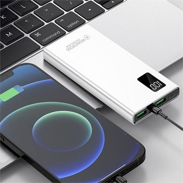 슬림 고속 충전 보조 배터리 10000mAh 콤팩트 대용량 보조 배터리 - 상품 이미지