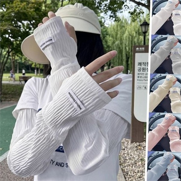 냉감 여성 쿨 토시 자외선 여름 팔 토시 야외 활동 - 상품 이미지