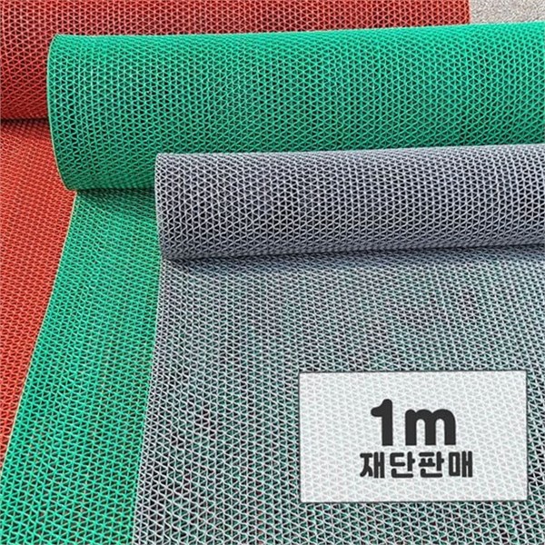 출입구 현관 미끄럼 방지 매트 1M 물빠짐 웨이브 현관 매트 - 상세 이미지 2