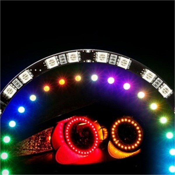 차량용 자동차 led 조명 12V 무드등 차량 써클 led 원형 - 상세 이미지 2
