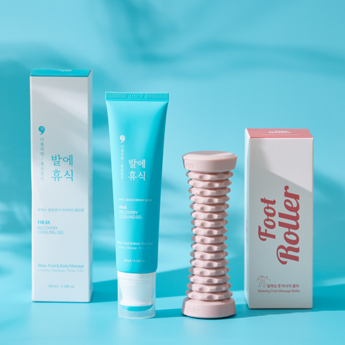 아치업 풋롤러/발 발바닥 지압점 마사지 지압 볼 매트 지압판 용천혈 지압기 피로 맨발걷기 이미지 8