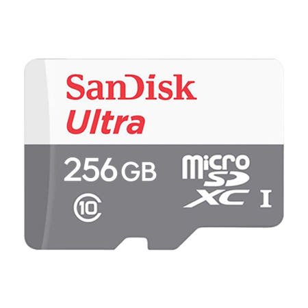 안전포장 샌디스크 Ultra 256GB 마이크로SD QUNR