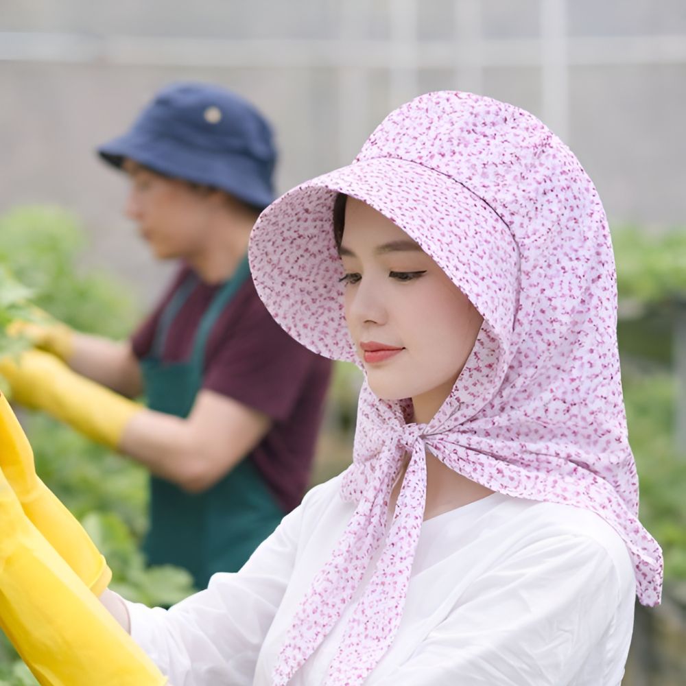 밭모자 갯벌 목가림 농사용 창넓은 여름작업 농촌 1+1 - 상세 이미지 5