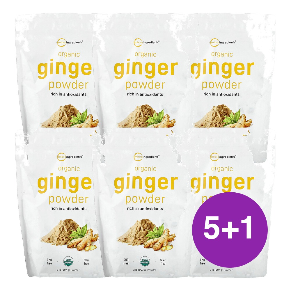 마이크로인그리디언츠 USDA 생강 분말 907g, 6개 - 상품 이미지