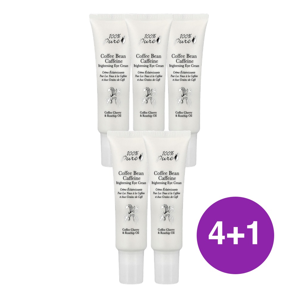 100% Pure 커피콩 카페인 아이 크림 30ml, 5개 - 상품 이미지