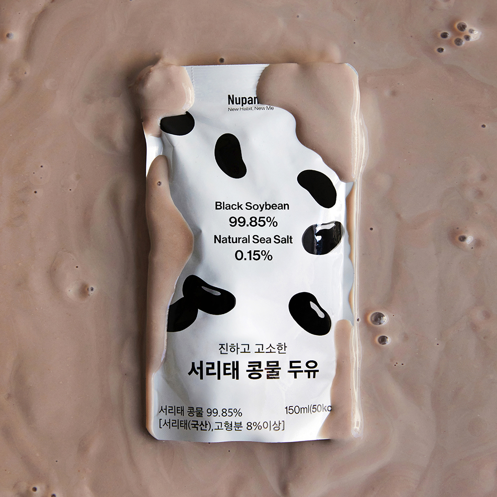 누팬트리 서리태 콩물두유 무가당 무첨가 검은콩 박스 150ml, 60개 - 상품 이미지