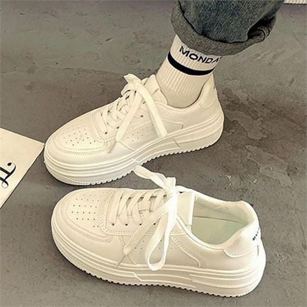플랫폼 여성 통굽 운동화 데일리 여성 캐주얼 운동화 스니커즈 키높이 - 상세 이미지 2