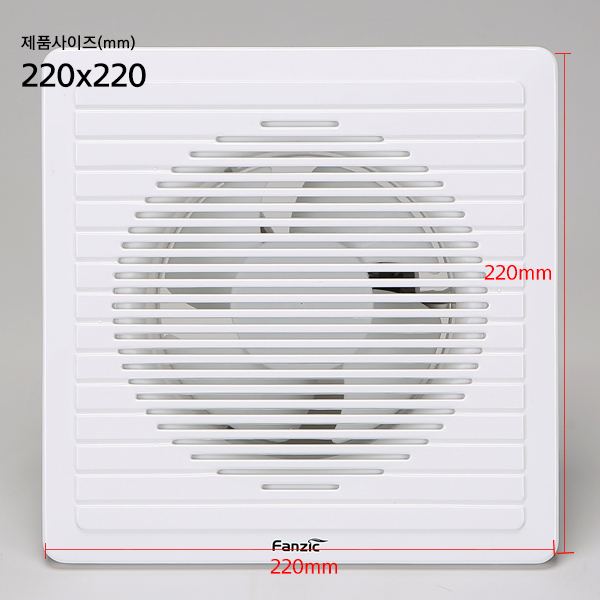 팬직 욕실 환풍기 창고 공장 흡연실 화장실 식당 주방 창문 후앙 설치 TFV-15BV 이미지 6