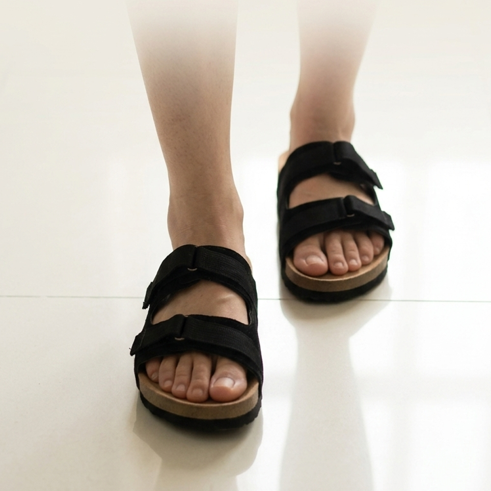 3cm 쿠션감 좋은 버켄 스트랩 슬리퍼 - 상세 이미지 4