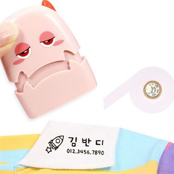 어린이집 의류 도장 네임 어린이집 의류 스탬프 이름 자동 캐릭터 - 상세 이미지 2