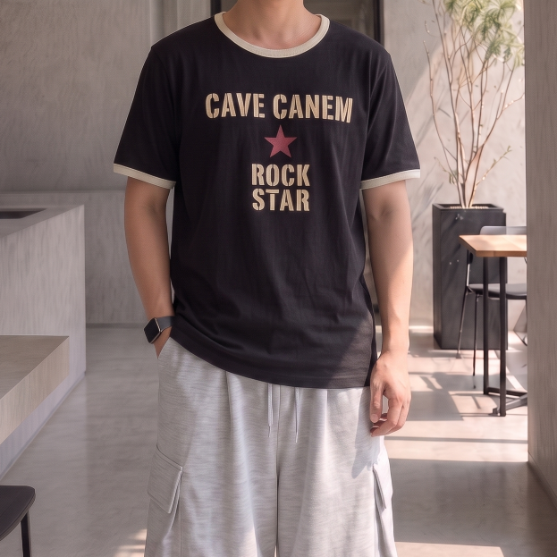 남자링거티 남자링거반팔티 어깨넓어보이는반팔 - 상세 이미지 4