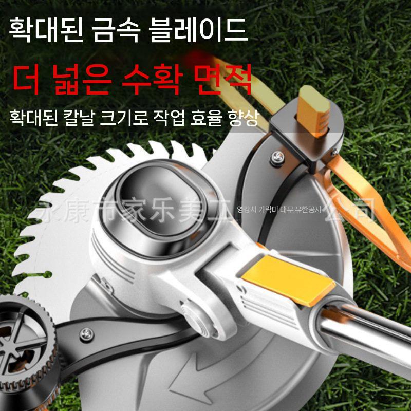무선 제초기 예초기 풀 원예 잔디 잡초 제거 긴풀 3A 배터리 세트 - 상세 이미지 4