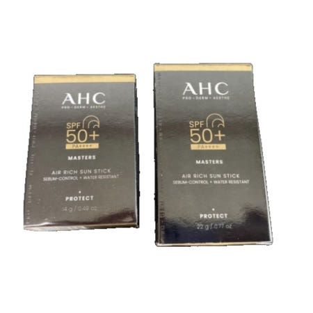 AHC 마스터즈 에어 리치 선스틱 ACH 썬스틱 내돈내산 후기 14g + 22g(SPF50+)