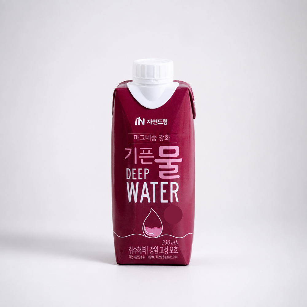 자연드림 마그네슘 강화 기픈물 생수 종이팩 500ml 15개입 - 상세 이미지 3