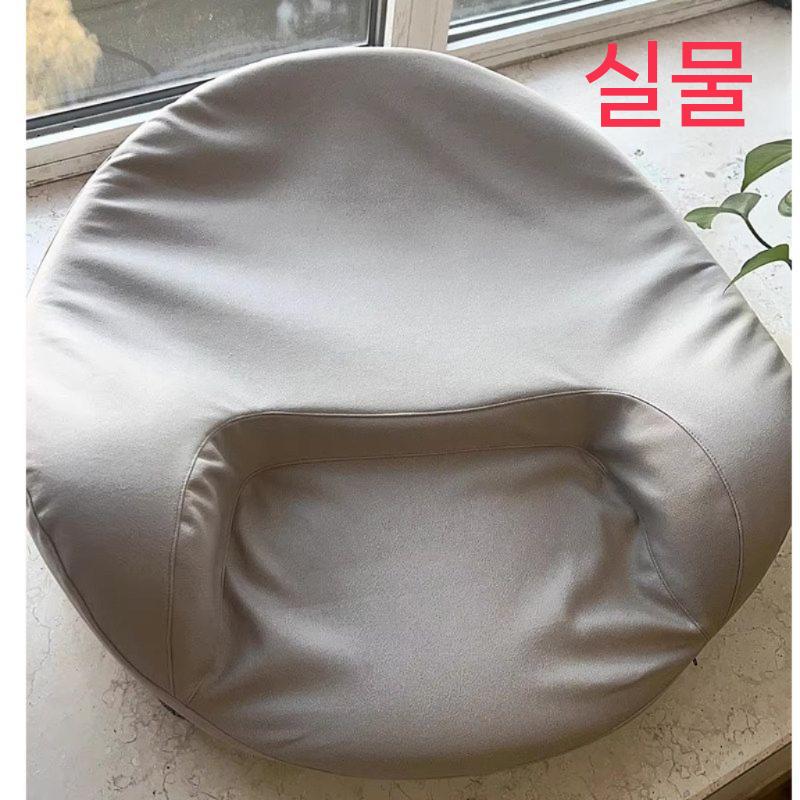 명상의자 좌식의자 요가 스툴 명상쿠션 좌식 벤치 바닥 그레이 - 상세 이미지 5