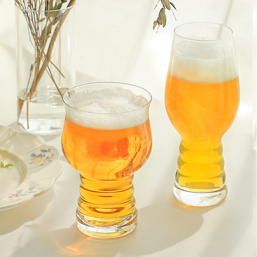 프레시 맥주잔 500ml 16온스 생맥주 호프 업소 홈카페 아이스 얼음컵 비어글라스 투명 - 상세 이미지 4