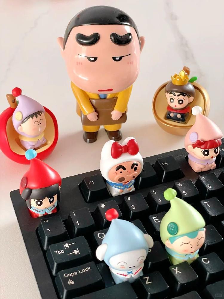 난쟁이 짱구 키캡 키링 맹구키캡 사과 쿠션 랜덤박스 엔드박스 구성 이미지 8