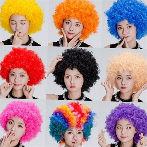 빅사이즈 곱슬 가발 점보 아프로 가발 뽀글이 성인용 - 상품 이미지
