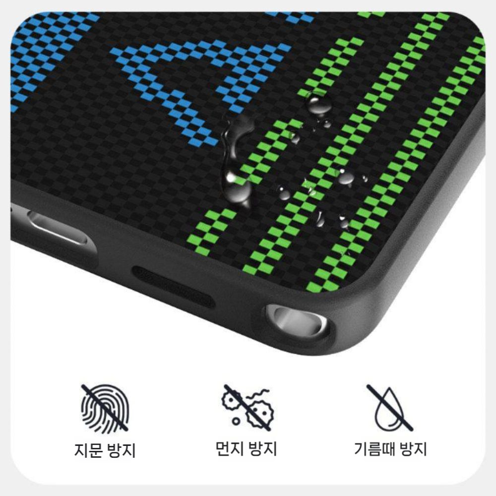 갤럭시 S26 플러스 울트라 케이스 자석 맥세이프 메탈 렌즈 프레임 엠보싱 커버 - 상세 이미지 4